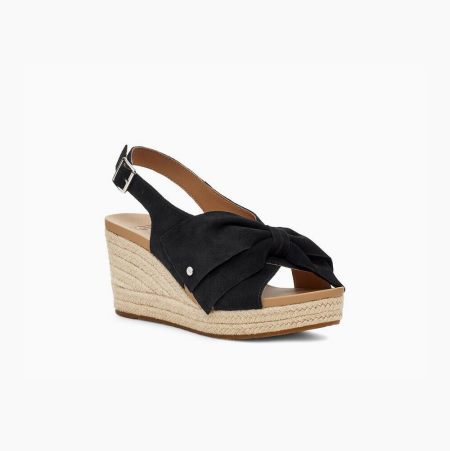 UGG Ysidra Black Sandals for Women (OERI58106)